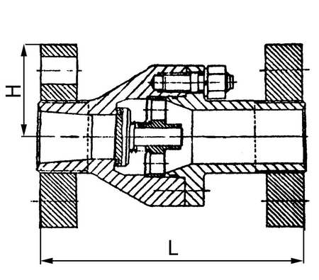 Клапан обратный подъемный пружинный от Pn-25,9 МПа до Pn-40,0 МПа